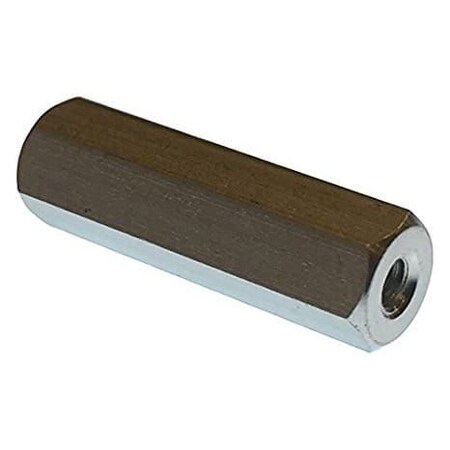 Newport Fasteners Hex Standoff, #4-40 Thrd Sz, 7/16 in L, Aluminum Plain, 1/4" Hex W, 1000 PK 140704HFA